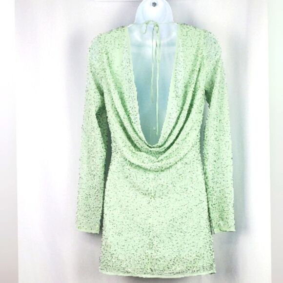 Nasty Gal Beaded Mini Dress - Picture 2 of 9